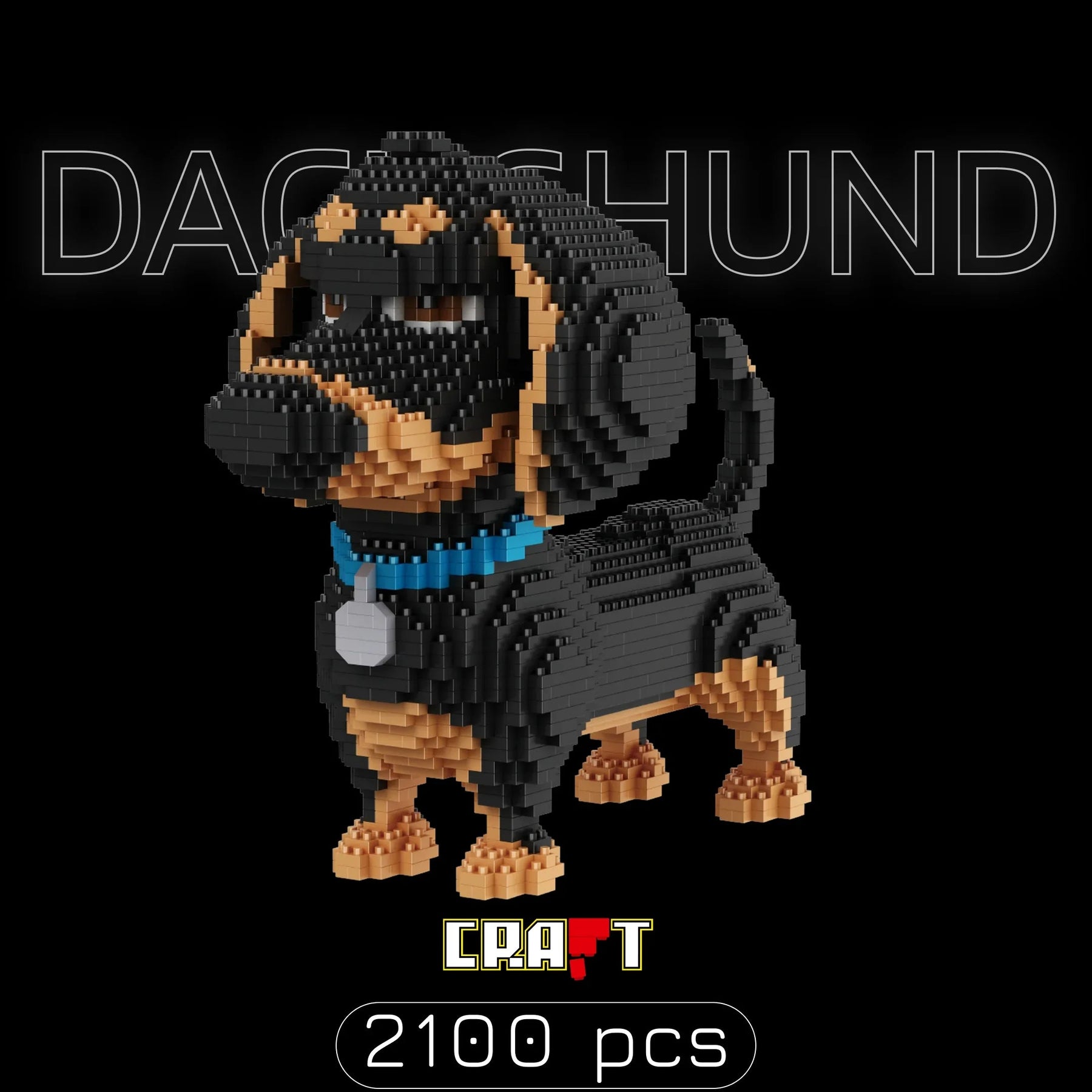 Dachshund (2100 micro-peças)