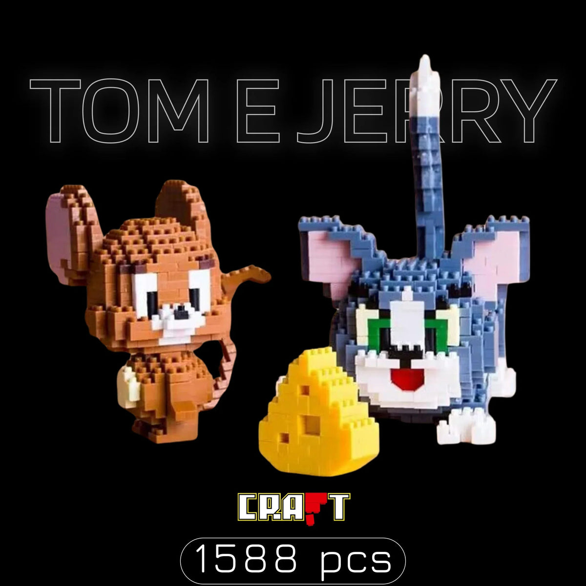 Tom e Jerry (1588 micro-peças)