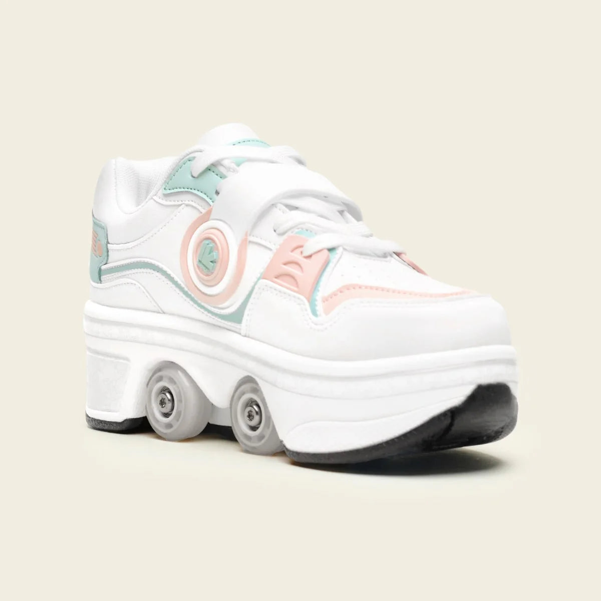 Tênis Patins Kids' Ionic - Pêssego Menta