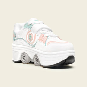 Tênis Patins Kids' Ionic - Pêssego Menta