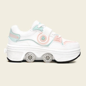 Tênis Patins Kids' Ionic - Pêssego Menta