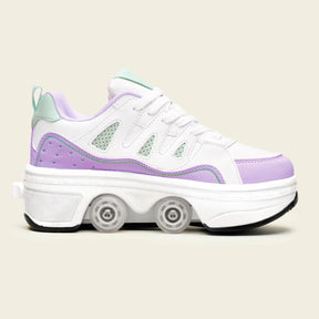 Tênis Patins Kids' Lumi - Menta Lilás