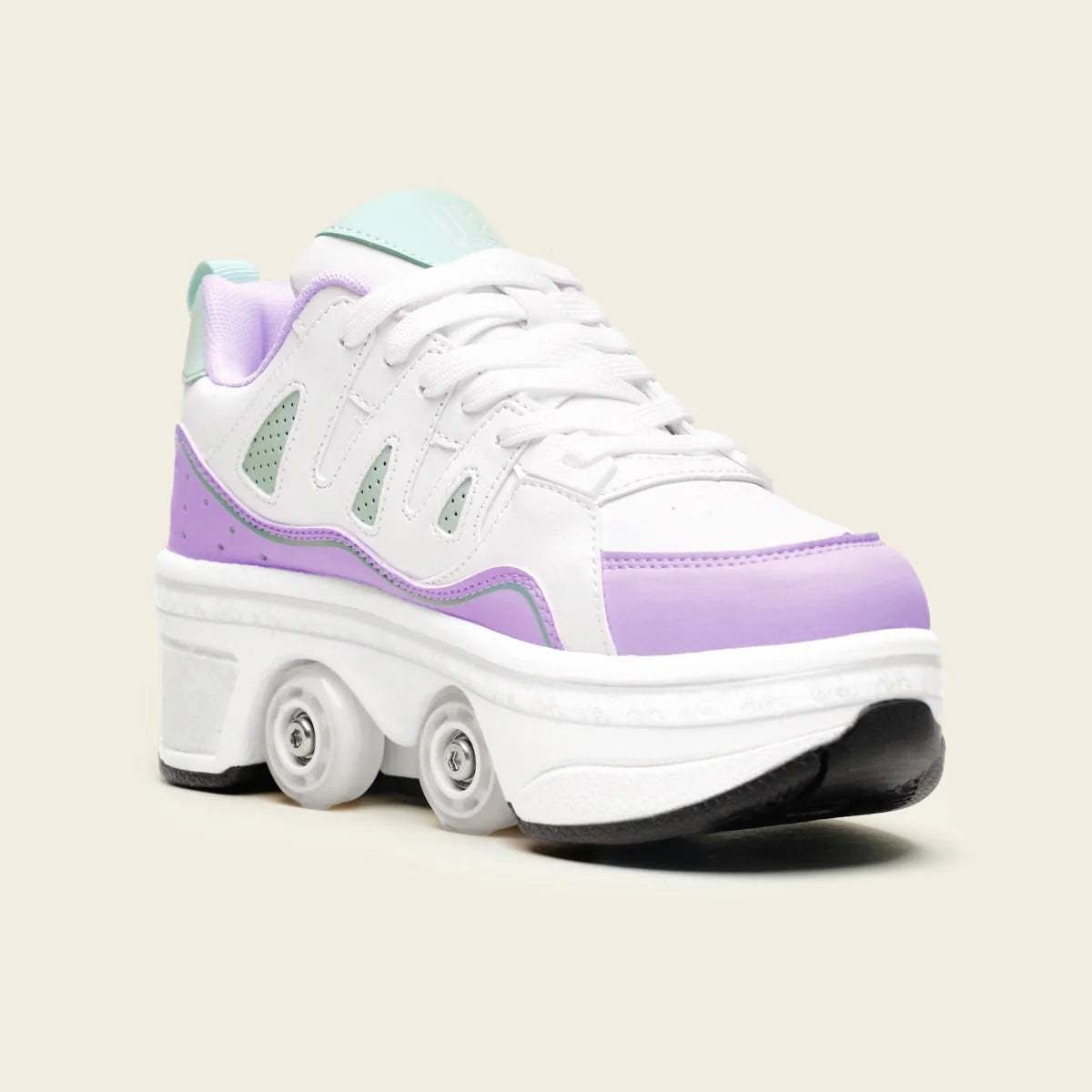 Tênis Patins Kids' Lumi - Menta Lilás