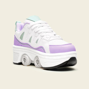 Tênis Patins Kids' Lumi - Menta Lilás