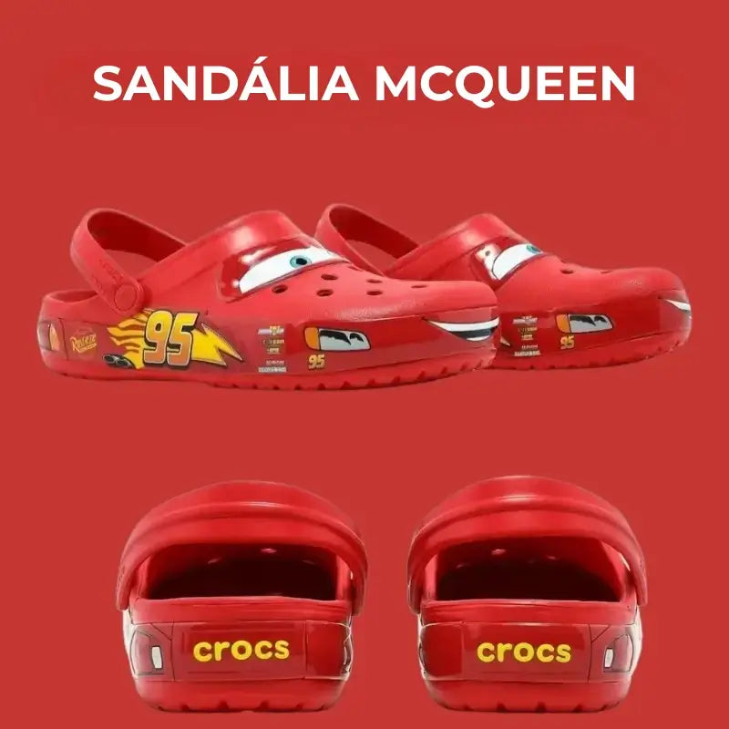 Sandália Relâmpago Mcqueen Carros
