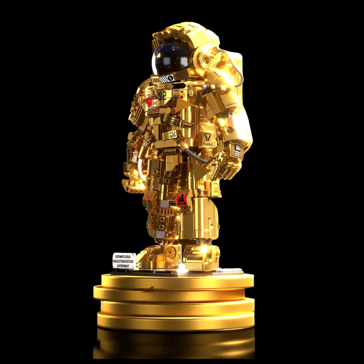 Astronauta Dourado (990 peças)