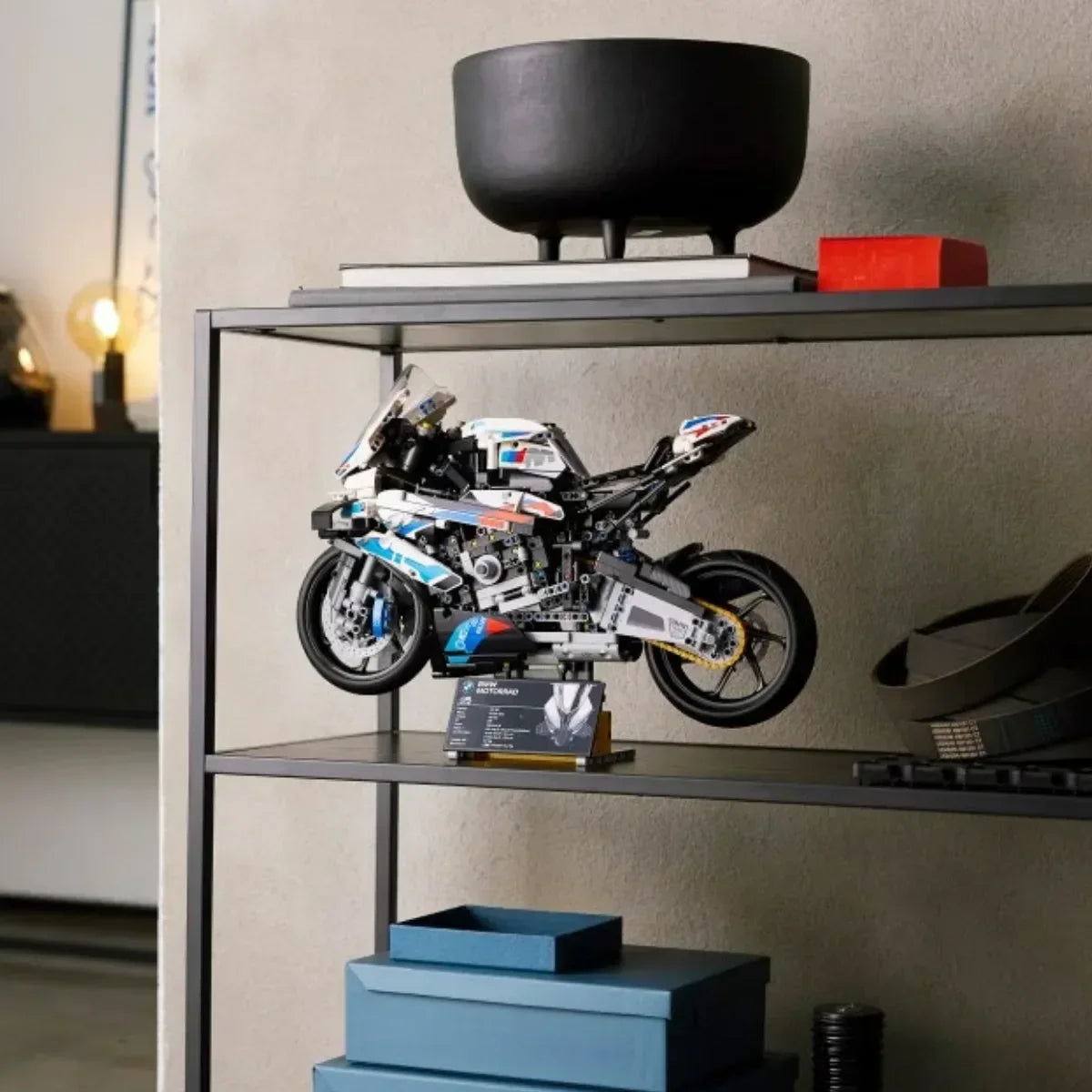 (80% OFF) BMW M 1000 RR de 45 centímetros de comprimento e 27 cm de altura (1920 peças)