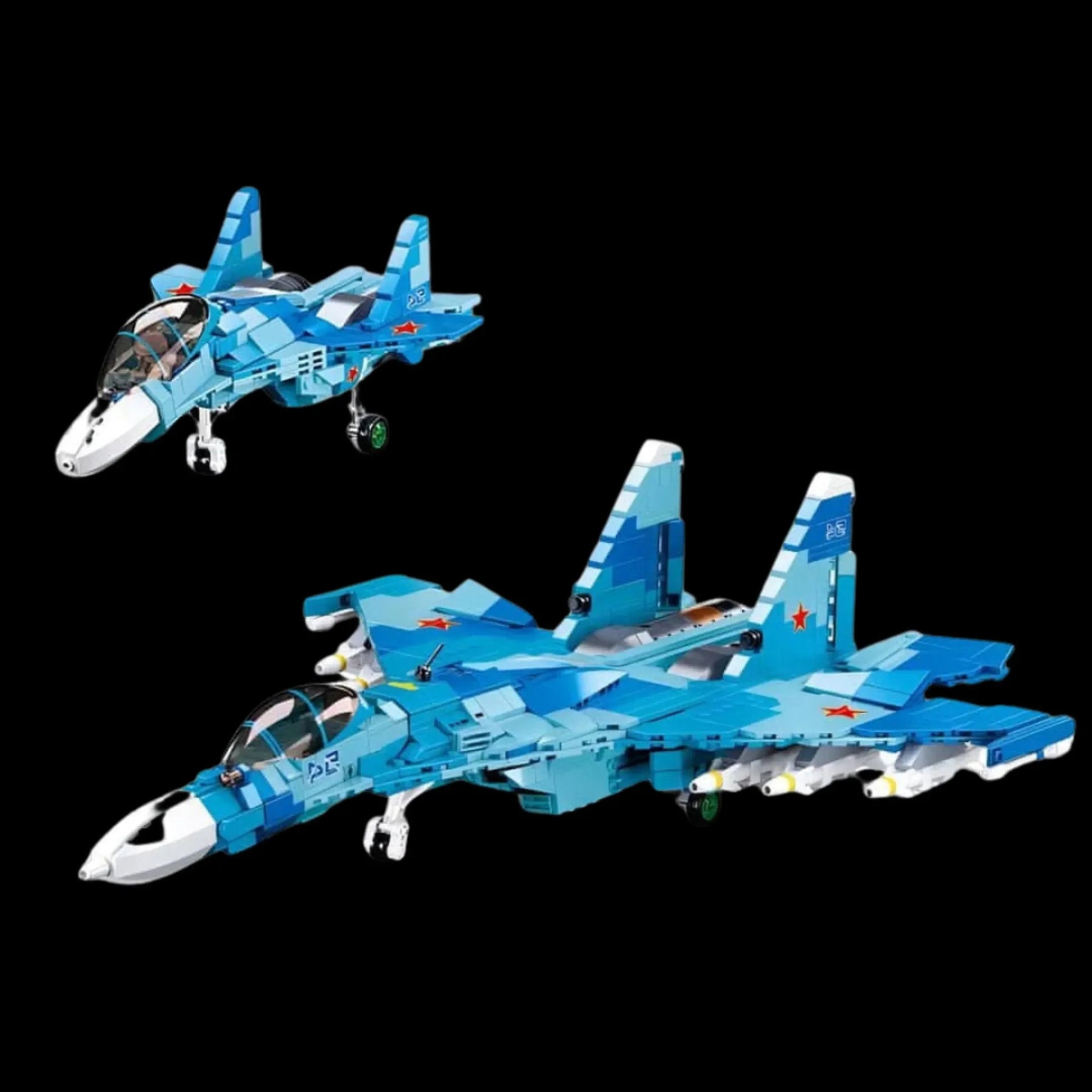 Caça SU-27 - 2 em 1 (1040 peças)