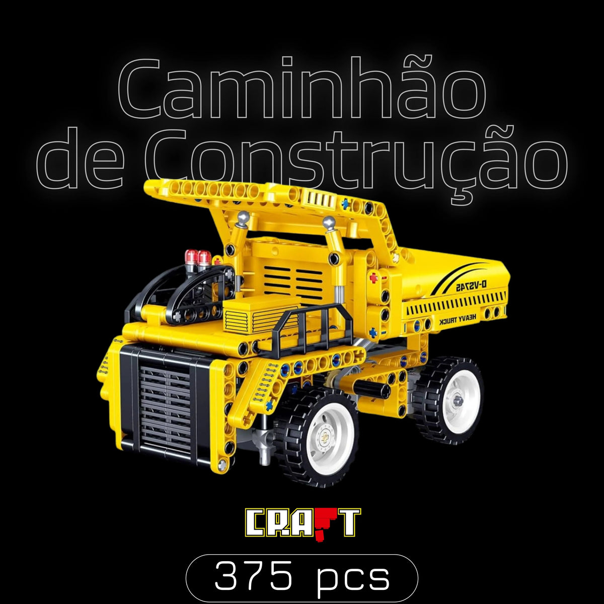 Caminhão de Construção (375 peças)