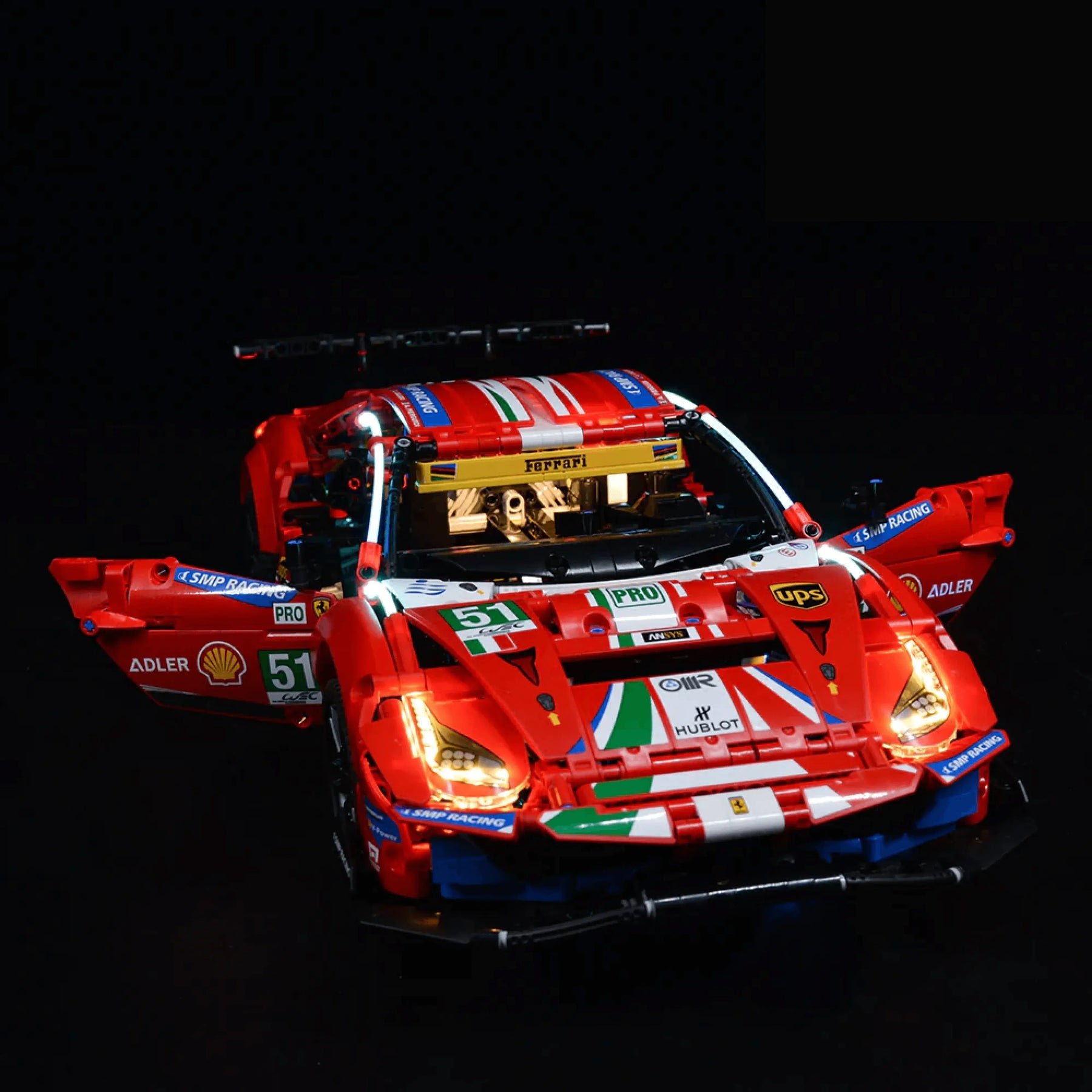 (74% OFF) Ferrari 488 GTE (1677 peças)