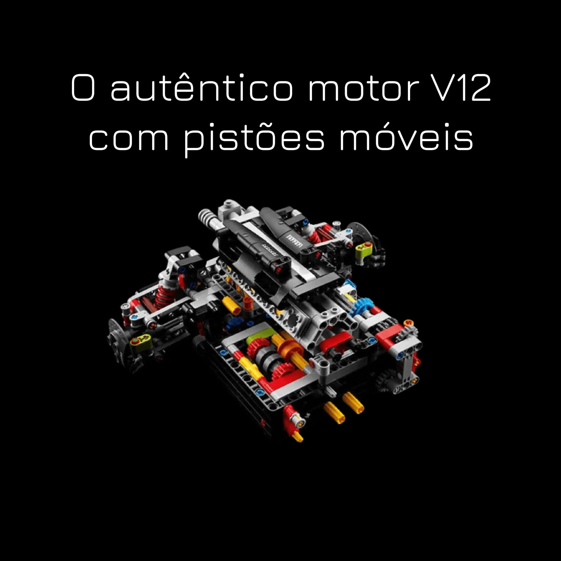 Ferrari Daytona SP3 Vermelha (3778 peças)