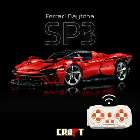 (43% OFF) Decore a sua sala com uma Poderosa Ferrari Daytona SP3 com 3778 peças!