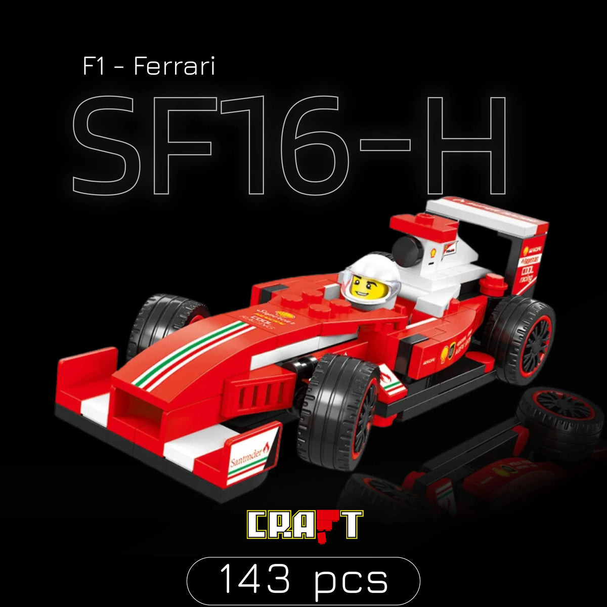 Fórmula 1 - Ferrari SF16-H (143 peças)