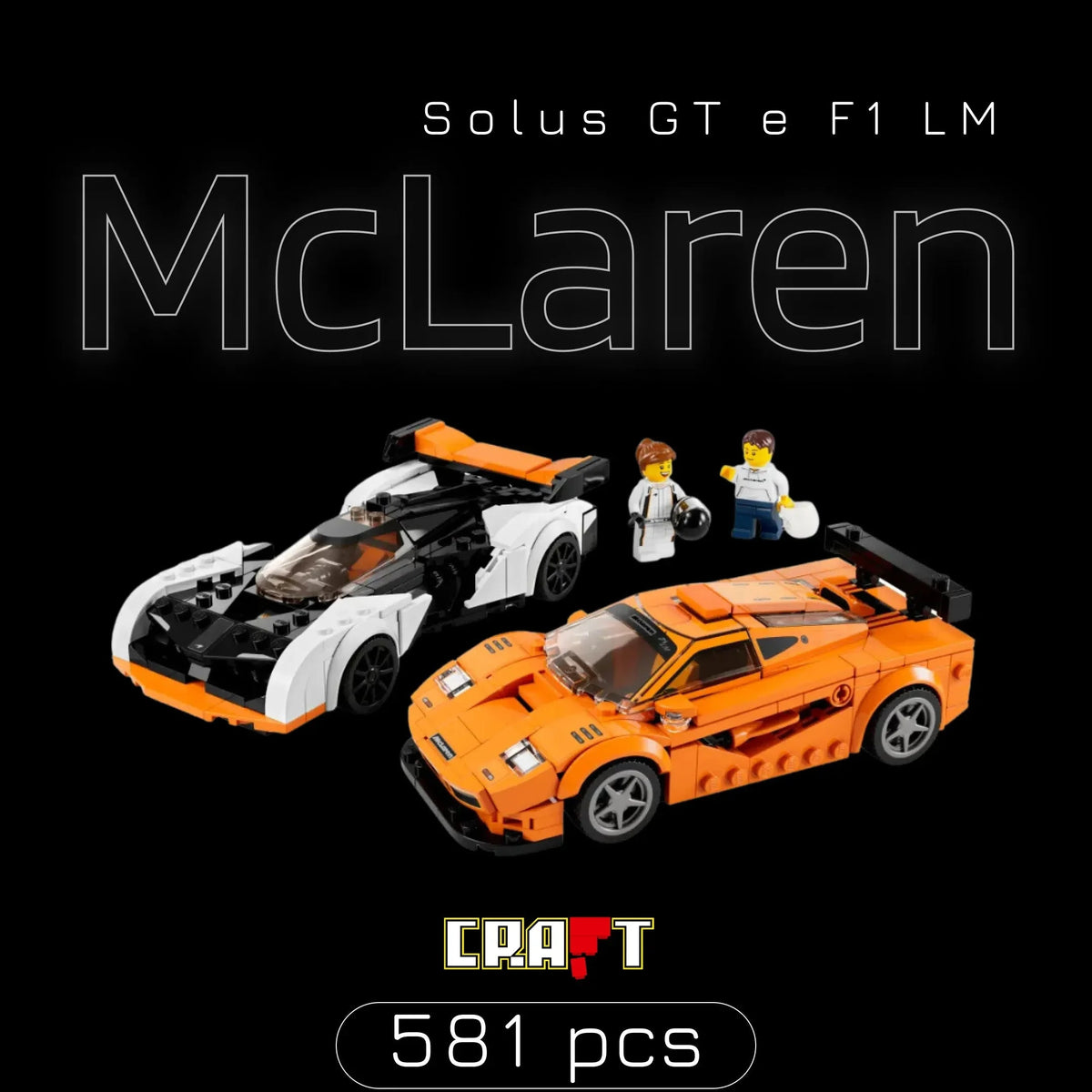 Fórmula 1 - McLaren Solus GT + F1 LM (581 pçs)