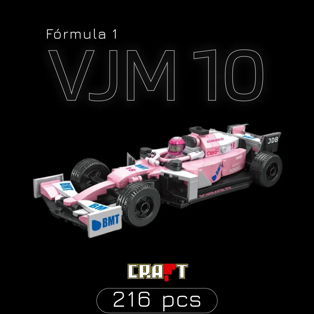 Fórmula 1 - VJM 10 Rosa (216 peças)