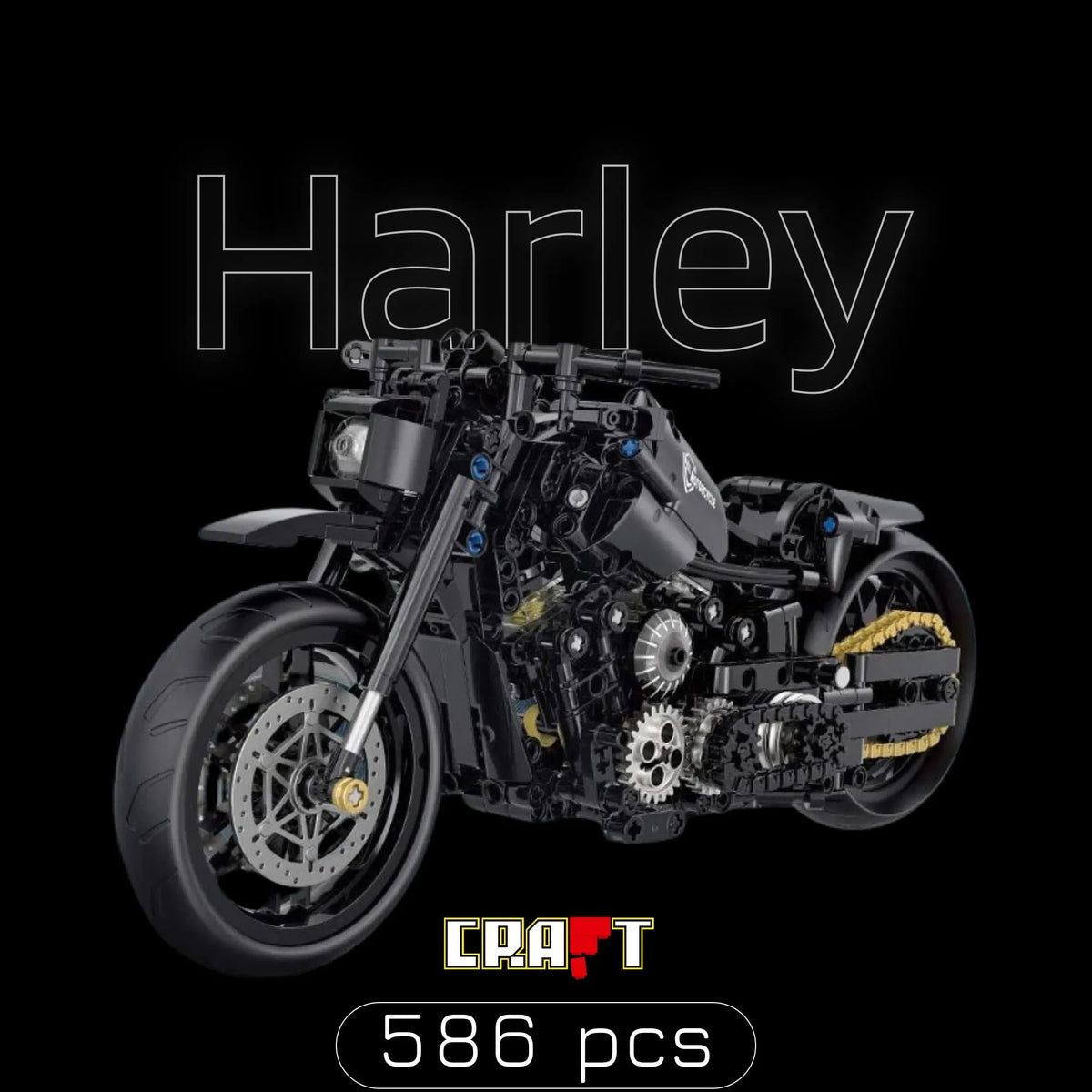 Harley Davidson (586 peças)