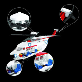 Helicóptero Sikorsky S-92 (259 peças)