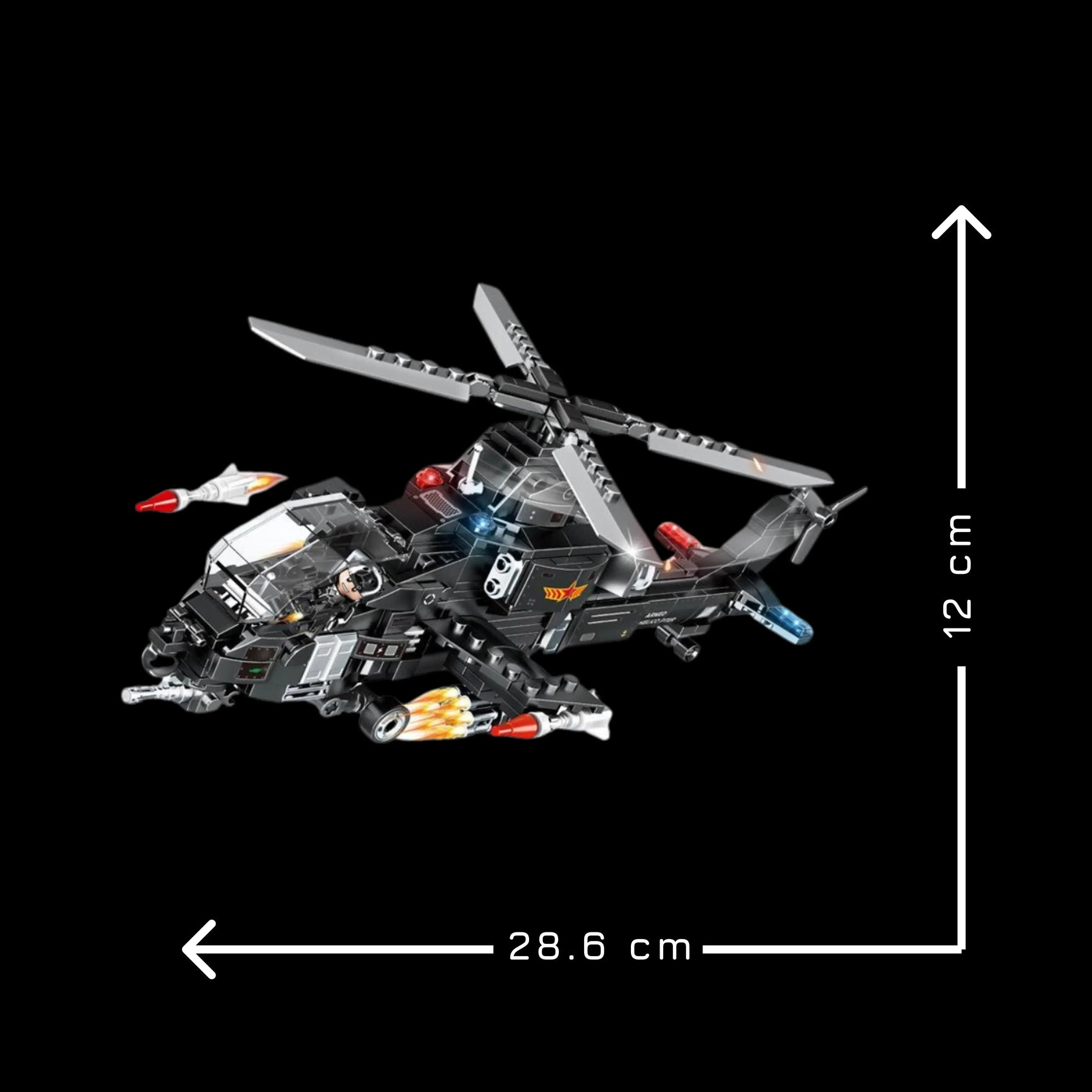 Helicóptero SWAT (423 peças)