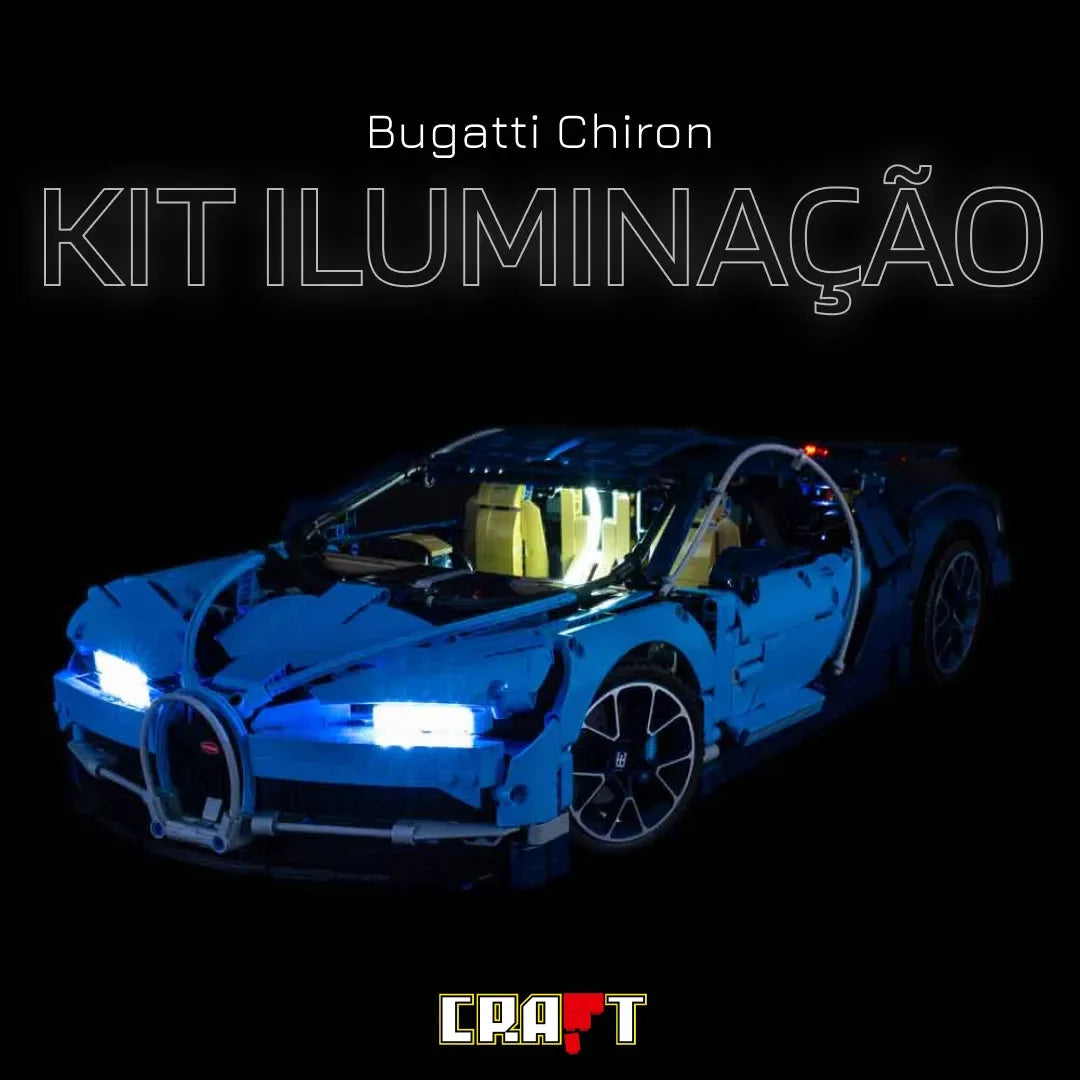 Iluminação para a Bugatti Chiron