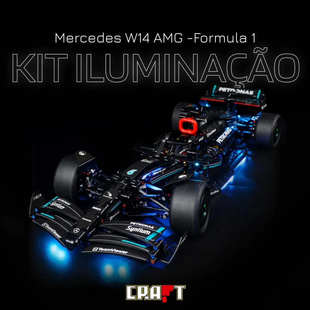 Iluminação para a Mercedes-AMG F1 W14