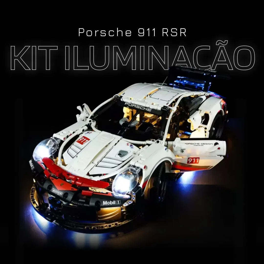 Ilumine seu Porsche 911 RSR e deixe a decoração ainda mais vibrante!