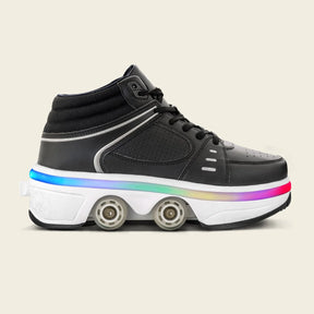 Tênis Patins Kids' Astro em LED - Preto