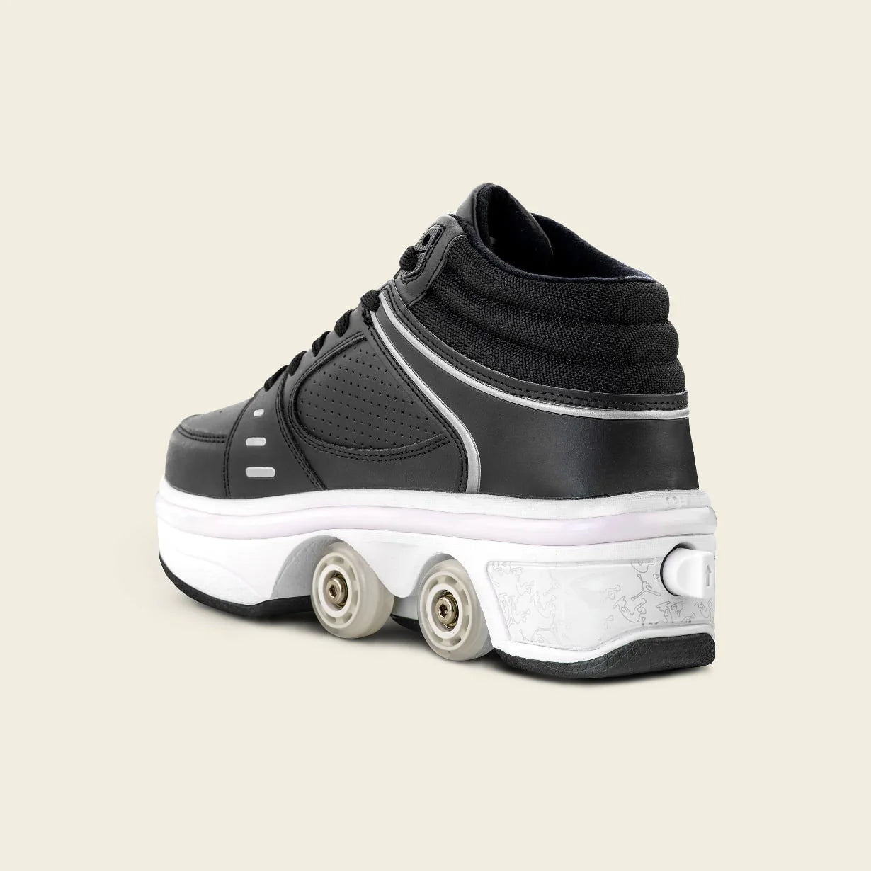 Tênis Patins Kids' Astro em LED - Preto