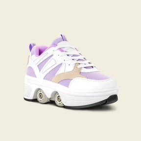 Tênis Patins Kids' Astro em LED - Lilás Suave