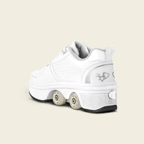 Tênis Patins Kids' Classic 2 em LED - Branco