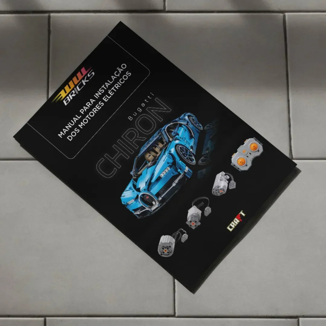 Super Kit Motor Elétrico para a Bugatti Chiron (3599 pcs)