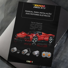 Super Kit Motor Elétrico para a Ferrari Daytona SP3 (3778 pcs)