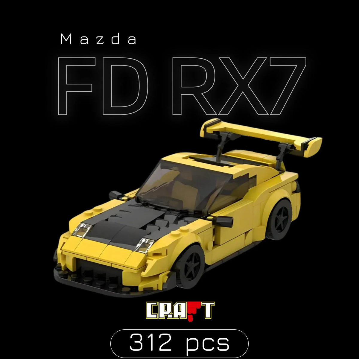Mazda FD RX7 (312 peças)