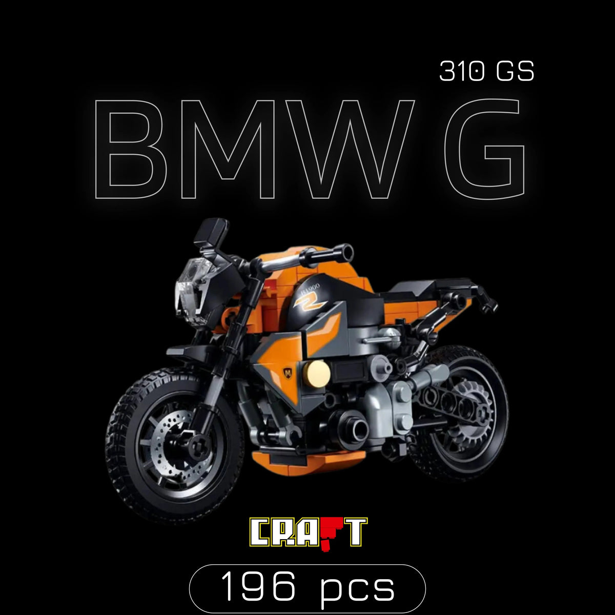 Moto BMW G 310GS (196 peças)