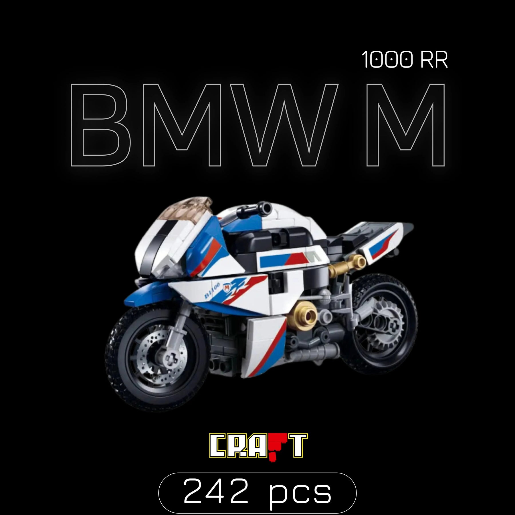 Moto BMW M 1000RR (242 peças)