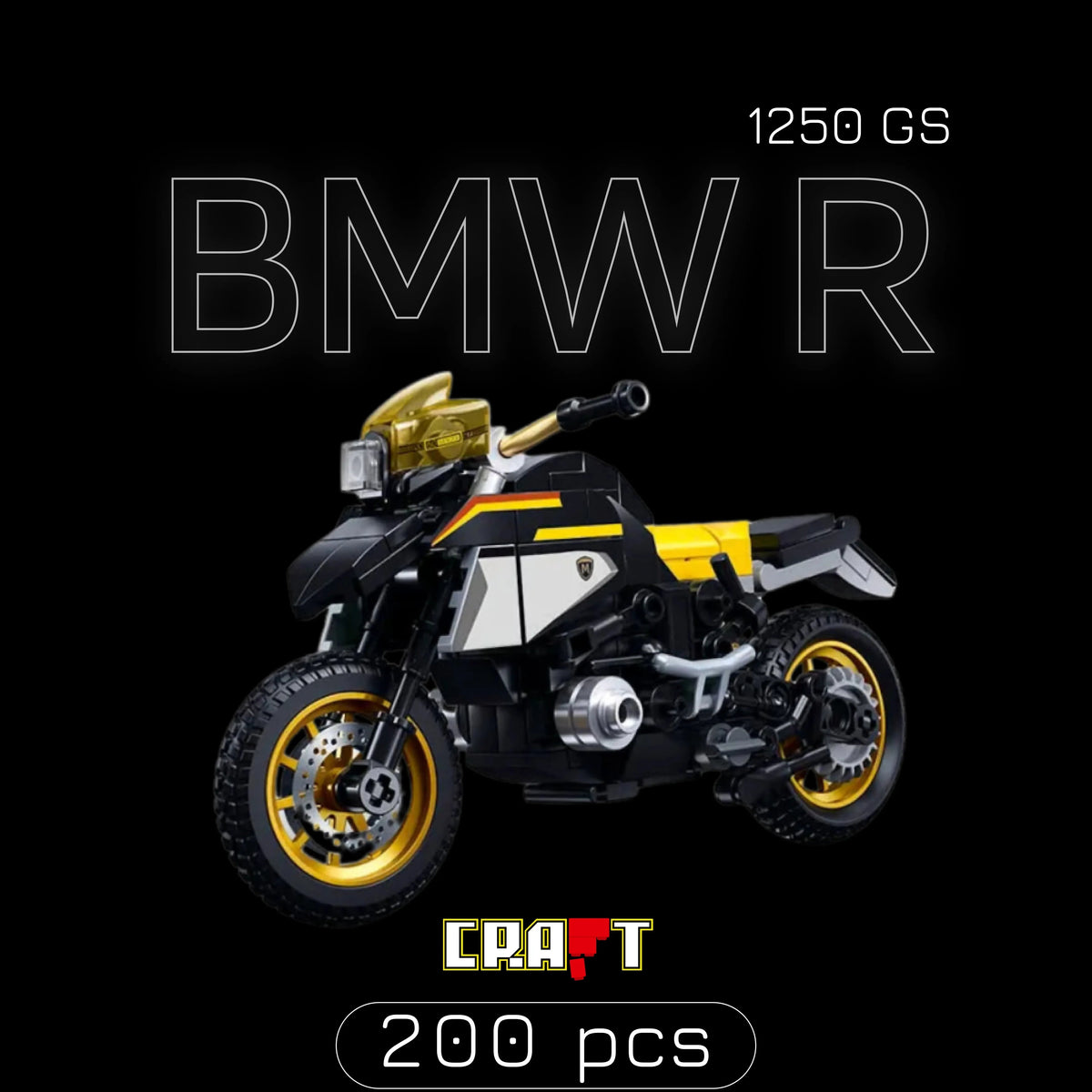 Moto BMW R 1250 GS (200 peças)