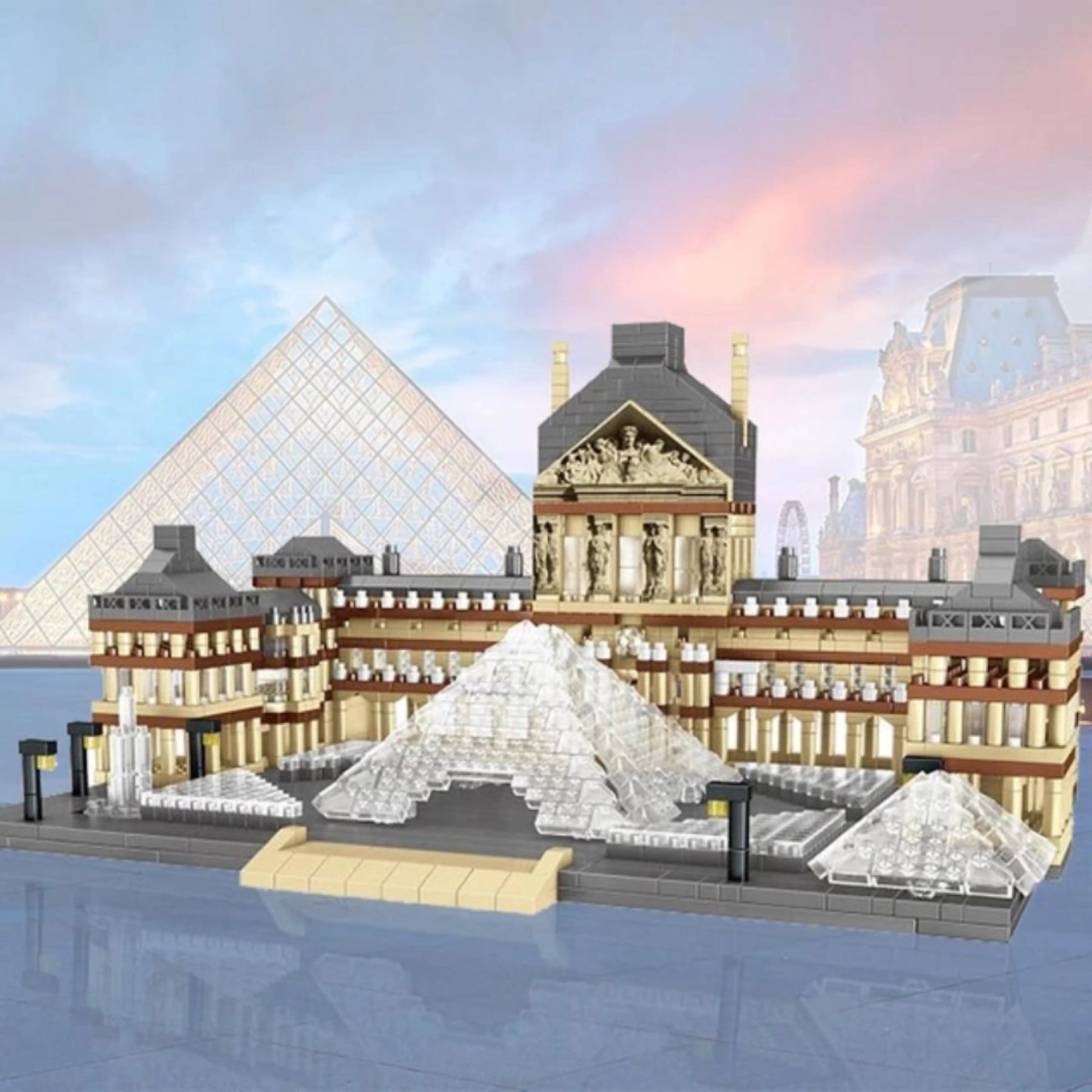 Museu do Louvre (3377 micro-peças)