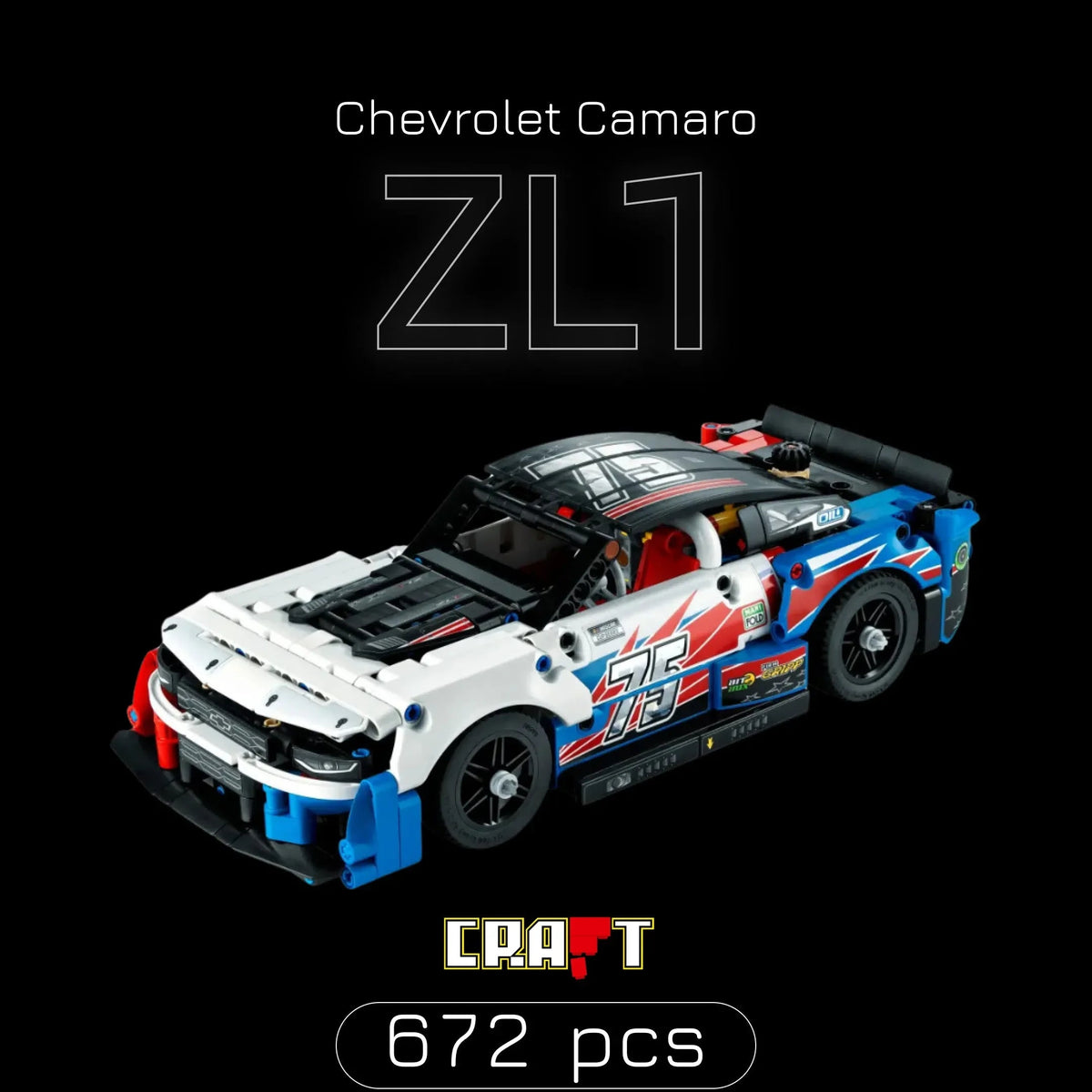 NASCAR Camaro ZL1 (672 pçs)