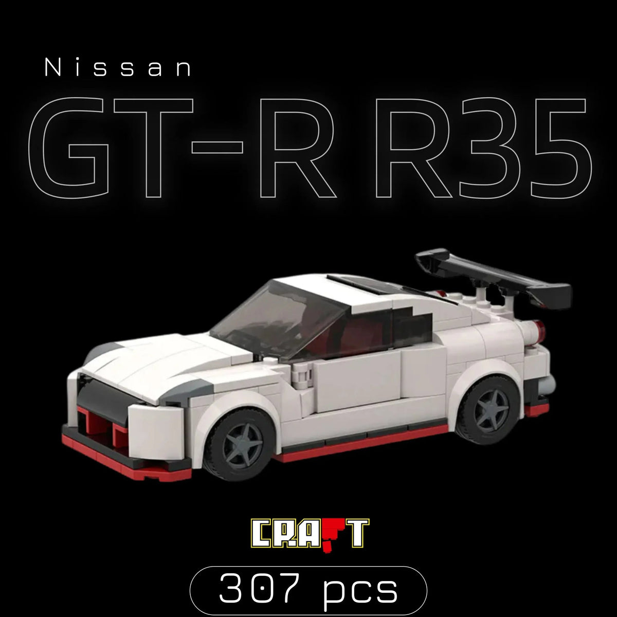 Nissan GT-R R35 (307 peças)