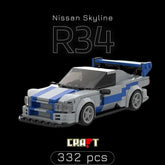 Nissan Skyline R34 (332 peças)