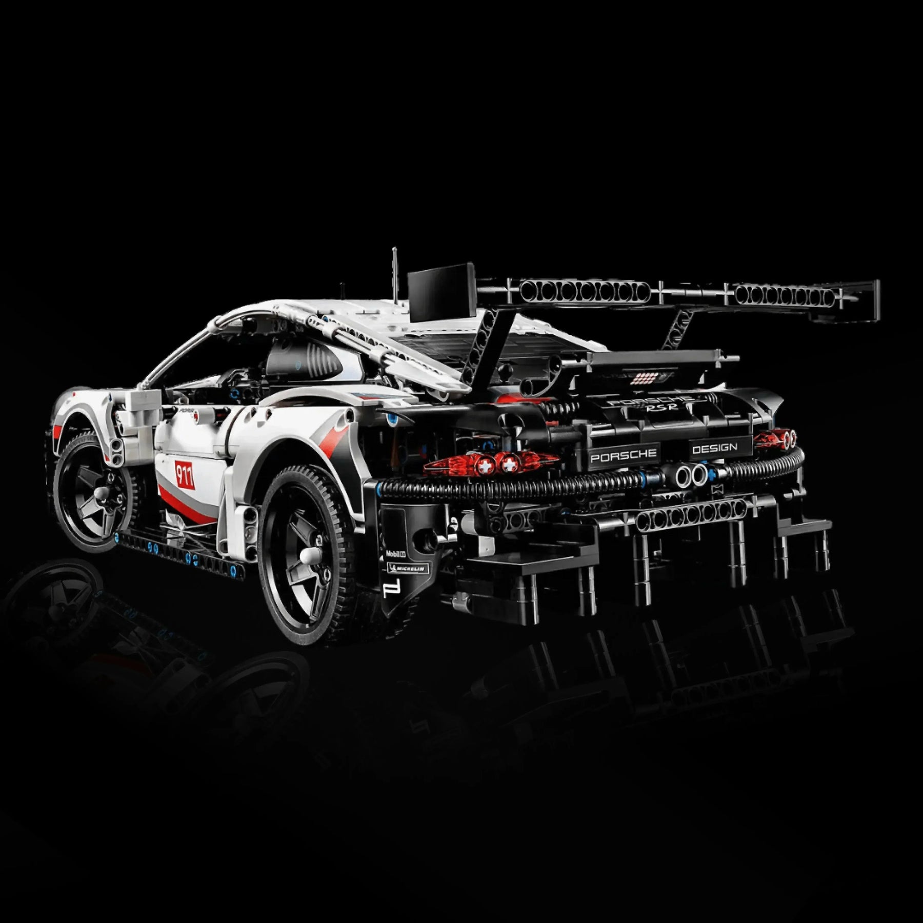 Porsche 911 RSR Branco (1580 peças)