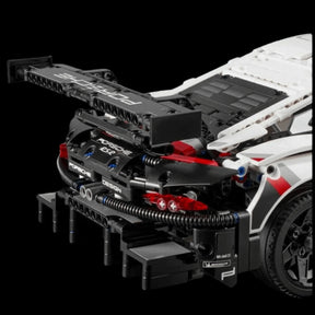 Compre o Porsche 911 RSR e Ganhe um Motor Elétrico ou o Kit Iluminação de Graça! ATENÇÃO: O PRODUTO NÃO É DA MARCA LEGO, MAS É UMA RÉPLICA 100% IDÊNTICA
