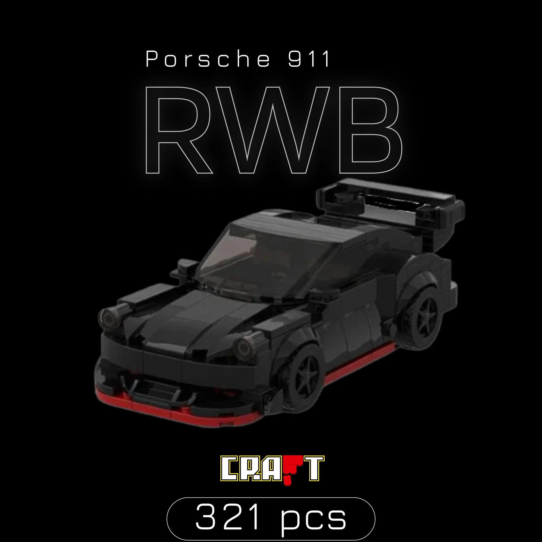 Porsche 911 RWB (321 peças)