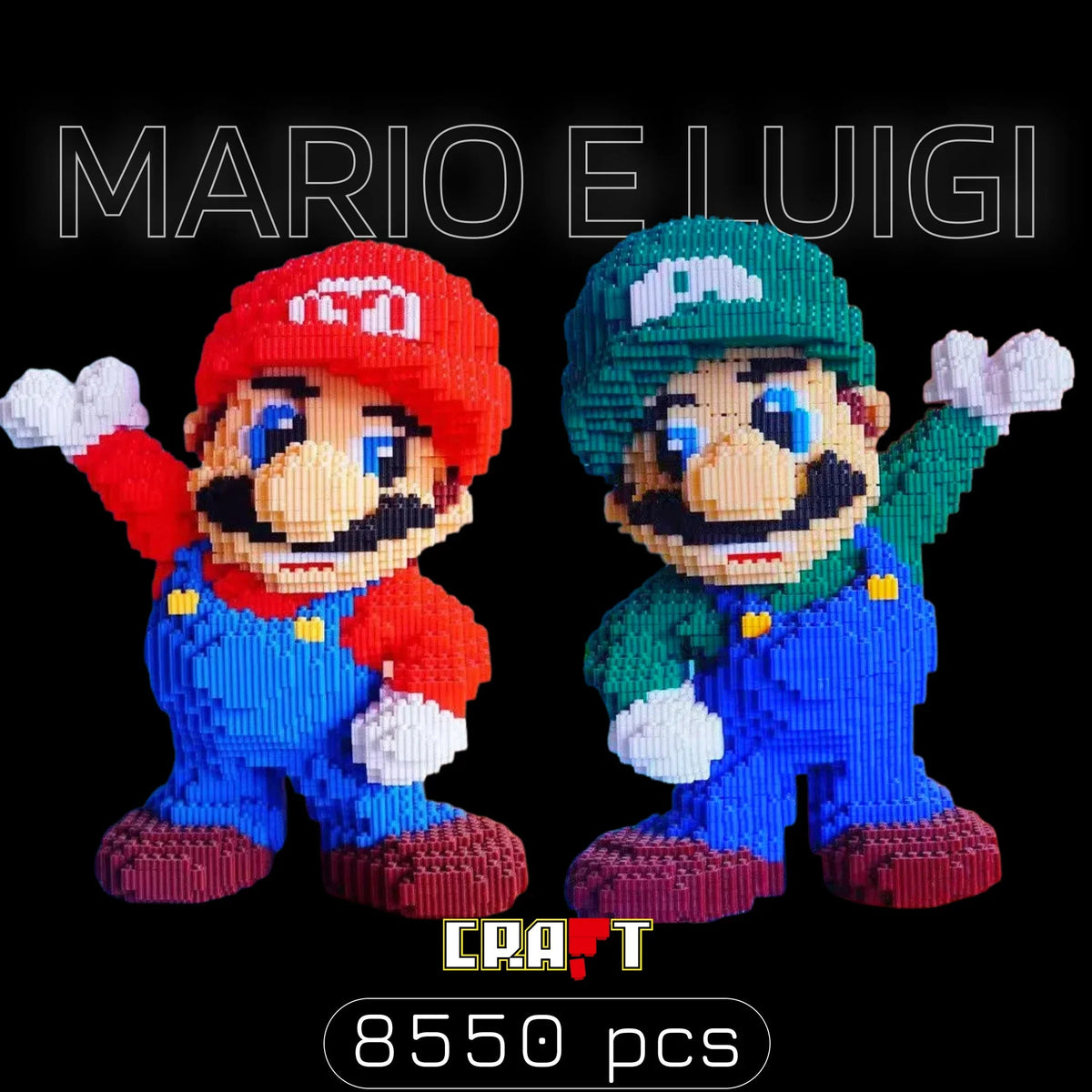 Mario & Luigi (8550 micro-peças)