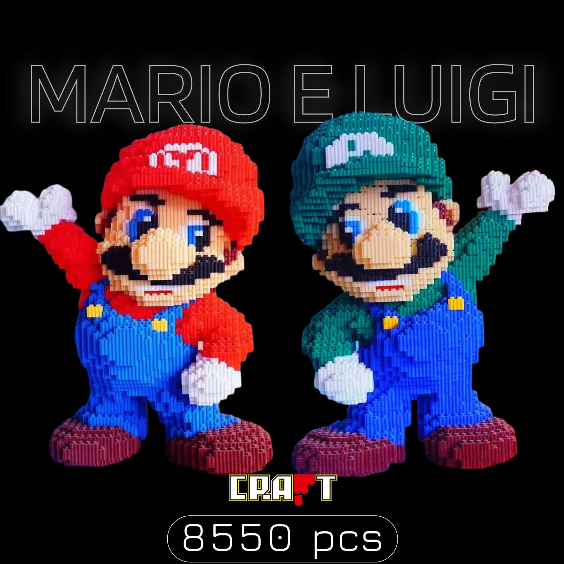 Mario & Luigi (8550 micro-peças)