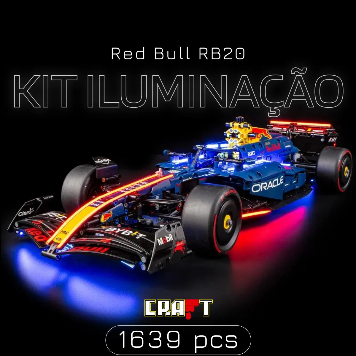 Iluminação para o Oracle Red Bull RB20