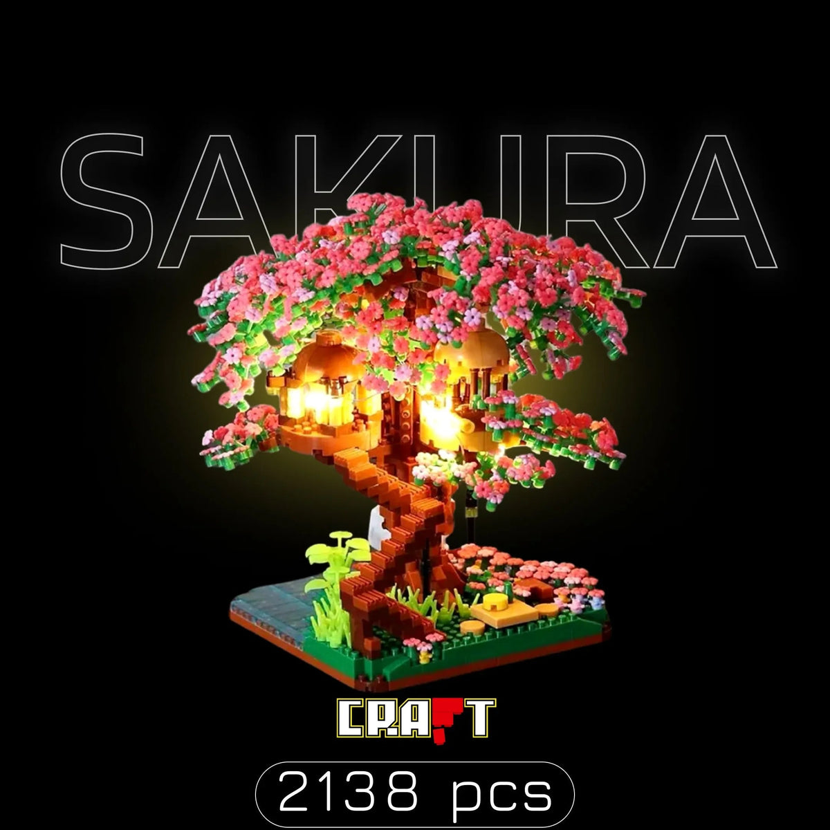Sakura - Cerejeira (2138 micro-peças)