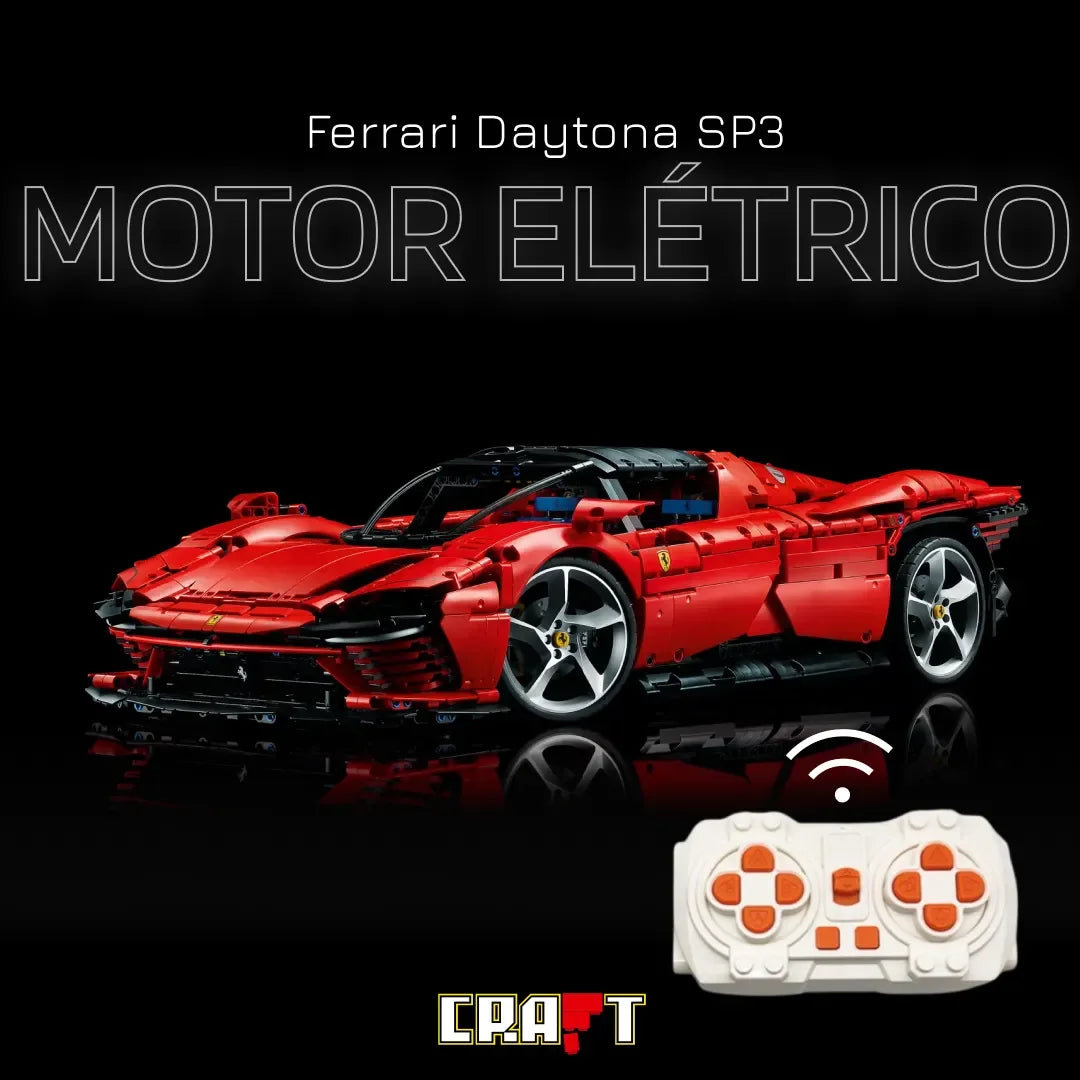 Super Kit Motor Elétrico para a Ferrari Daytona SP3 (3778 pcs)
