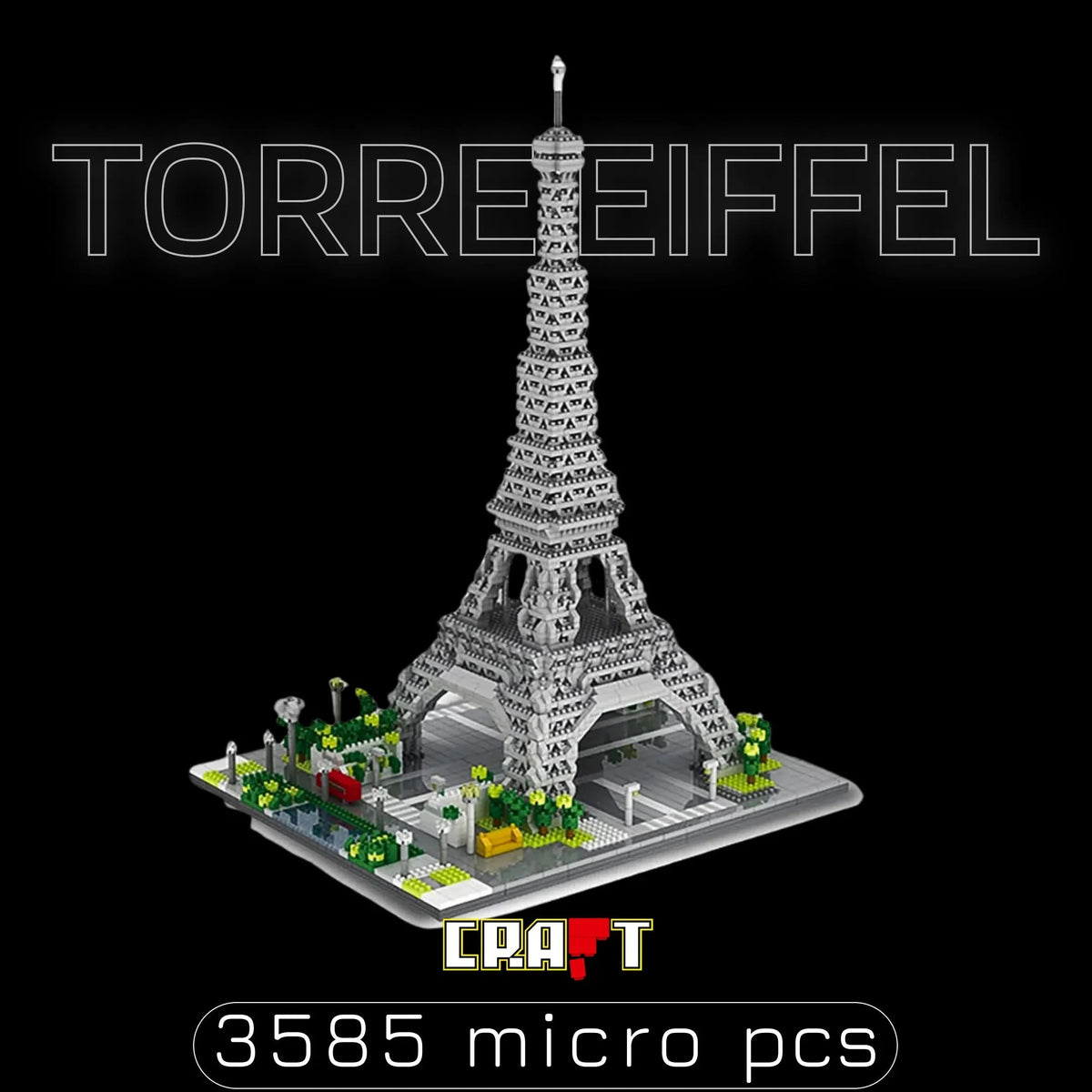 Torre Eiffel (3585 micro-peças)
