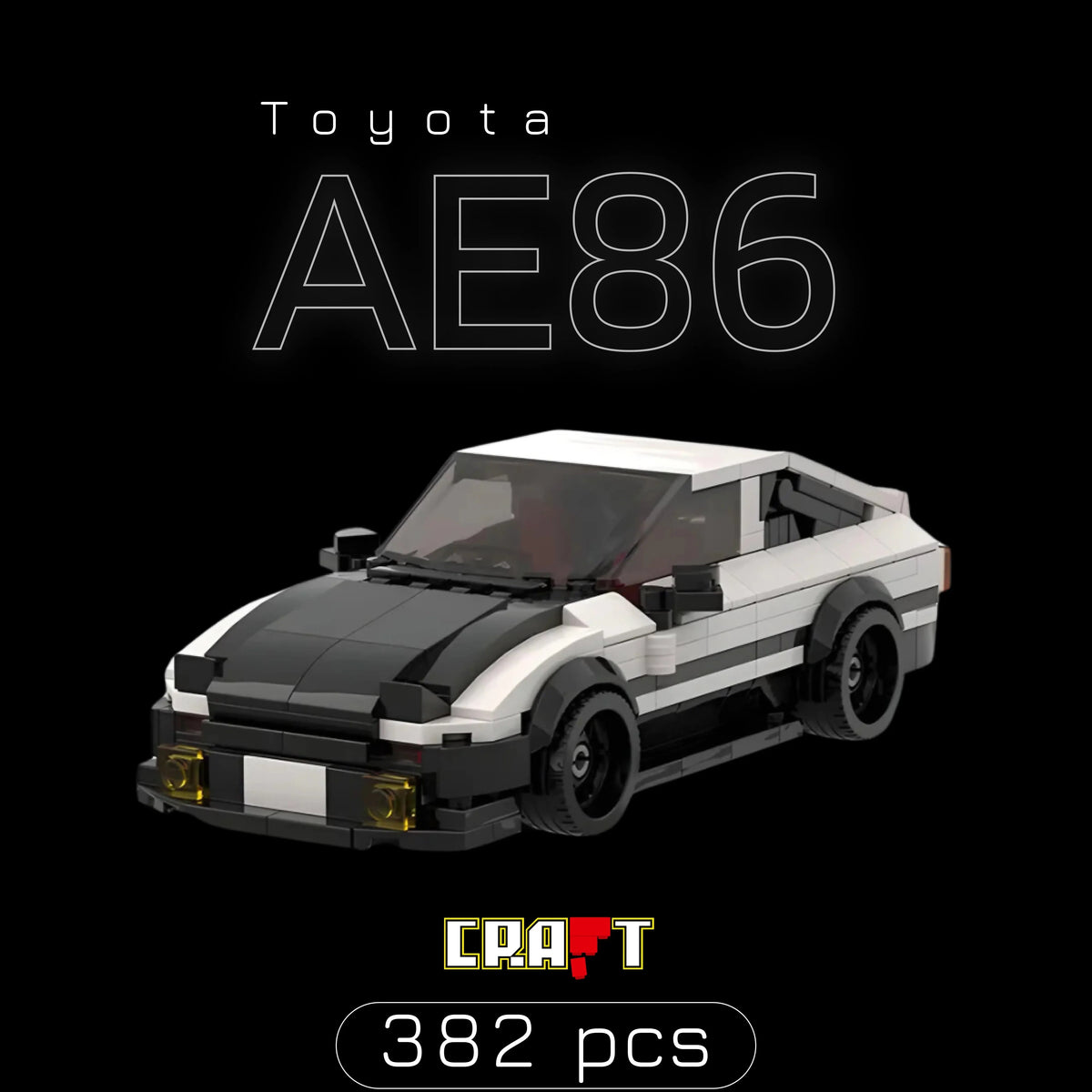 Toyota AE86 (382 peças)